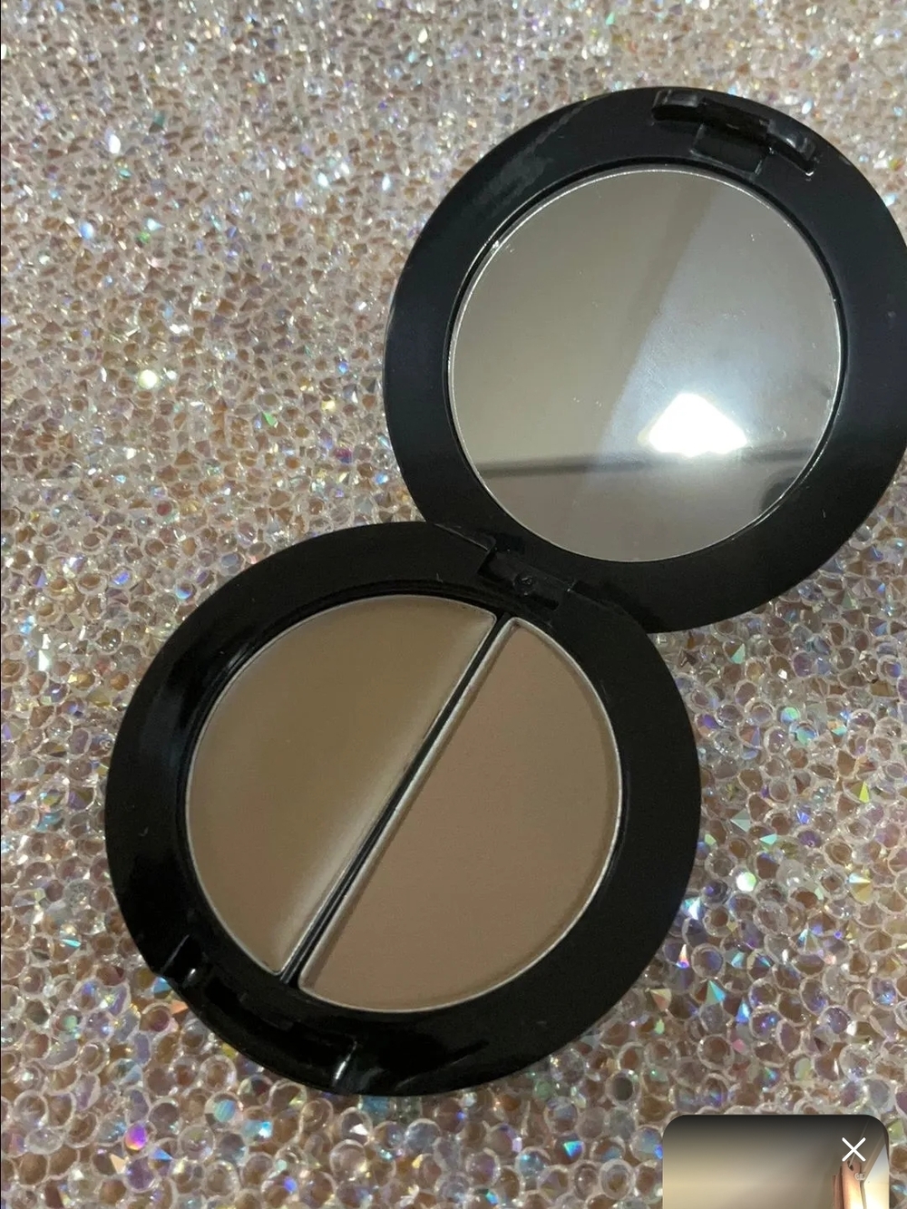 Mally Neutral Brow Powder Duo - Taupe